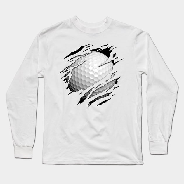 Golf Inside Me Long Sleeve T-Shirt by golf365